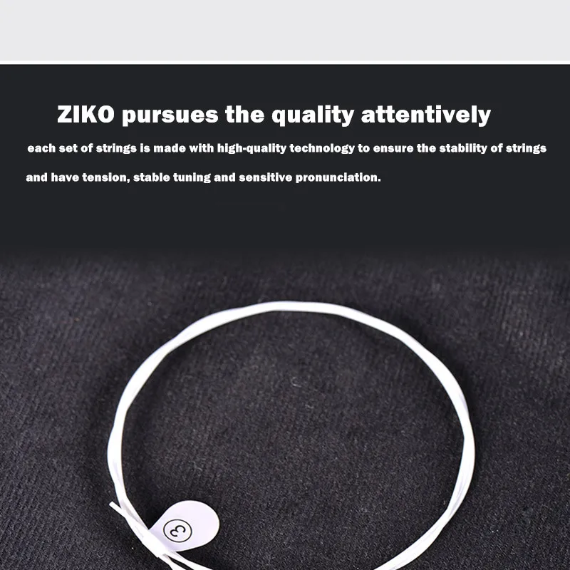 ZIKO Ukulele Strings Soprano Concet Tenor General Use Nylon Ukelele Strings Ukulele LOW G Strings Musical Instruments
