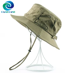 CAMOLAND Udissolve 50 +-Chapeau de soleil d'été pour femmes et hommes, protection UV en plein air, pêche randonnée, casquette de plage décontractée E27