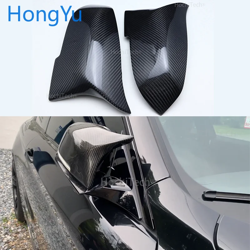 For BMW 2 Series F22 F23 218i 220i 228i Coupe & Convertible 2014-up Mirror cap M3 M4 exterior mirror carbon fiber mirror mask