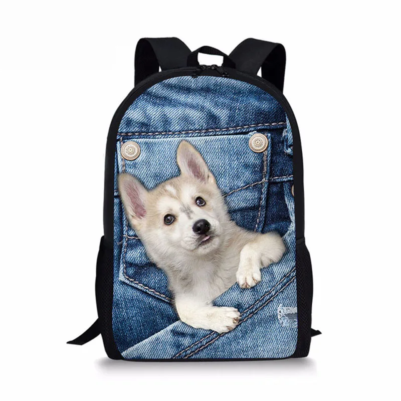 Children Backpacks 2025 Cartoon Cats Dogs Print Kids School Book Bags Kawaii Animal Fashion Schoolbag Boys Girls Travel Backpack