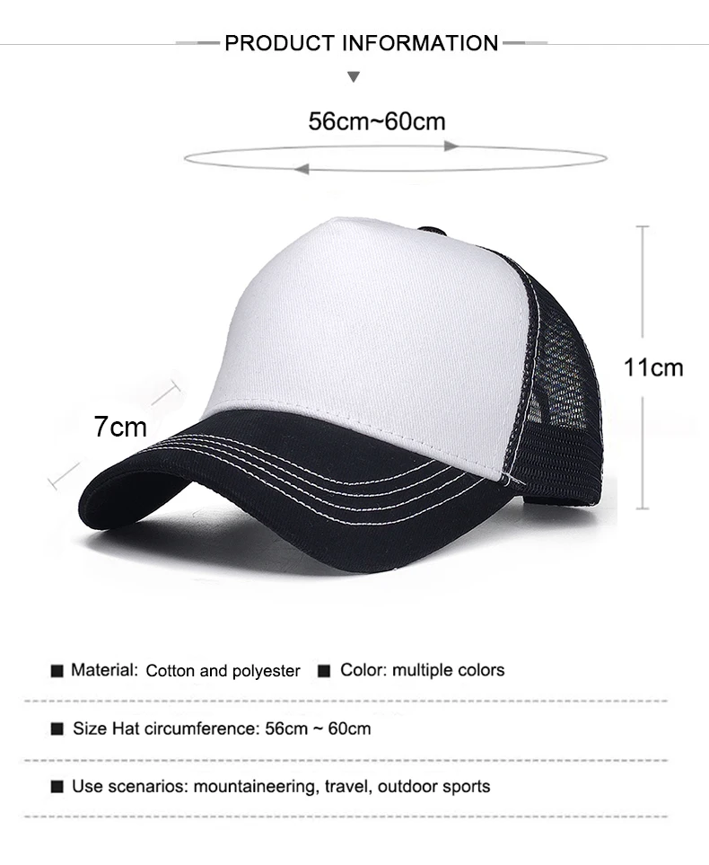 Custom Logos Lkw Caps Sommer Atmungs Net Blank Unternehmen Logo Hut Personalisierte Herren Baseball Kappe Sorority Bestickt Hut November – Detail 4