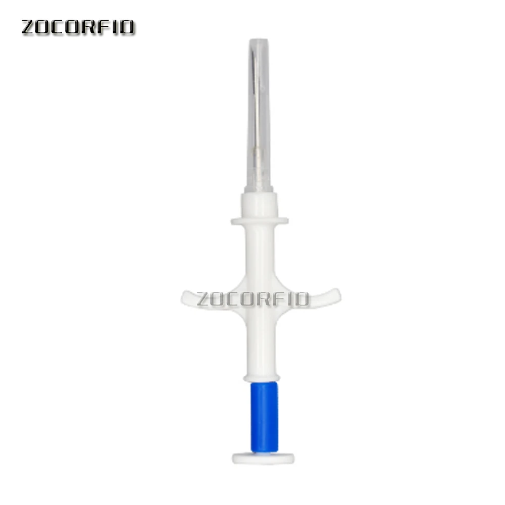 

10 pcs/lot Pet animal injection syringe/RFID animal injector for glass tags