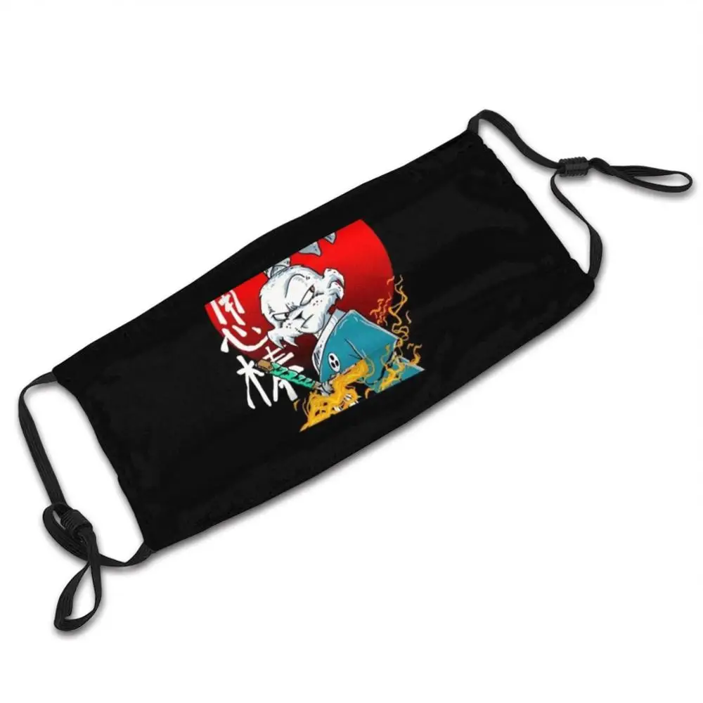 Usagi Yojimbo Rabbit Mask Cloth Washable DIY Filter Pm2.5 Adult Kids Usagi Yojimbo Usagi Yojimbo Rabbit Usagi Rabbit Sakai