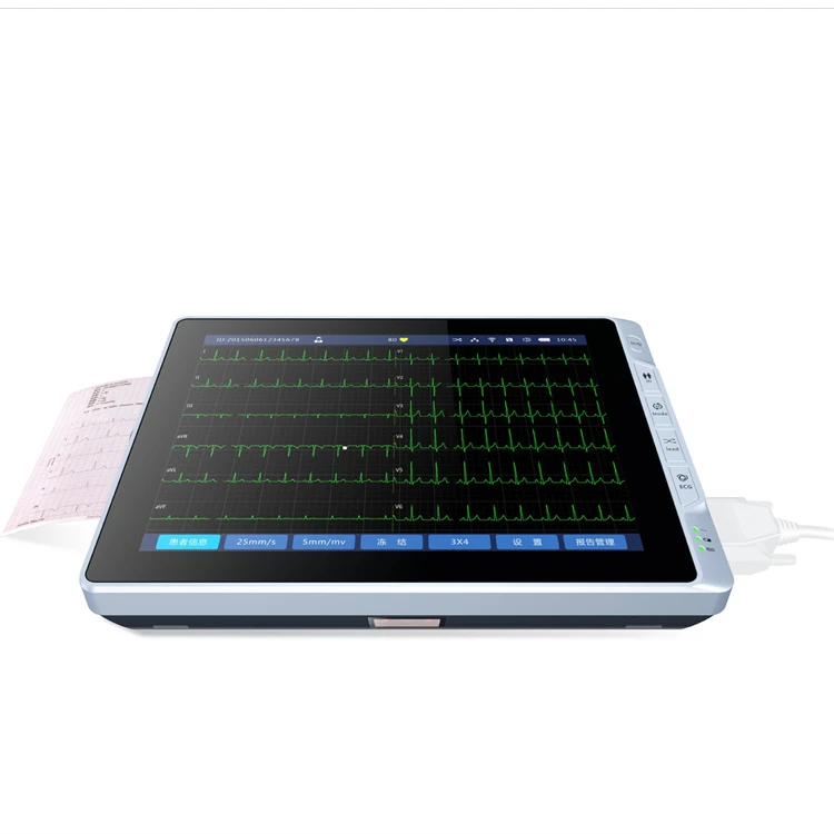 BT-ECG60E medical portable 3 /6/12 Channel ECG EKG Machine Work with PC Digital machine TFT LCD display price