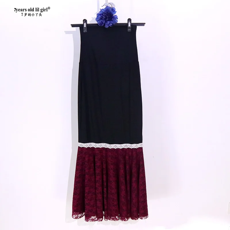 Spanish dance dress Flamenco dance practice skirt Flamenco skirt spanish skirt dance wear women DTT17