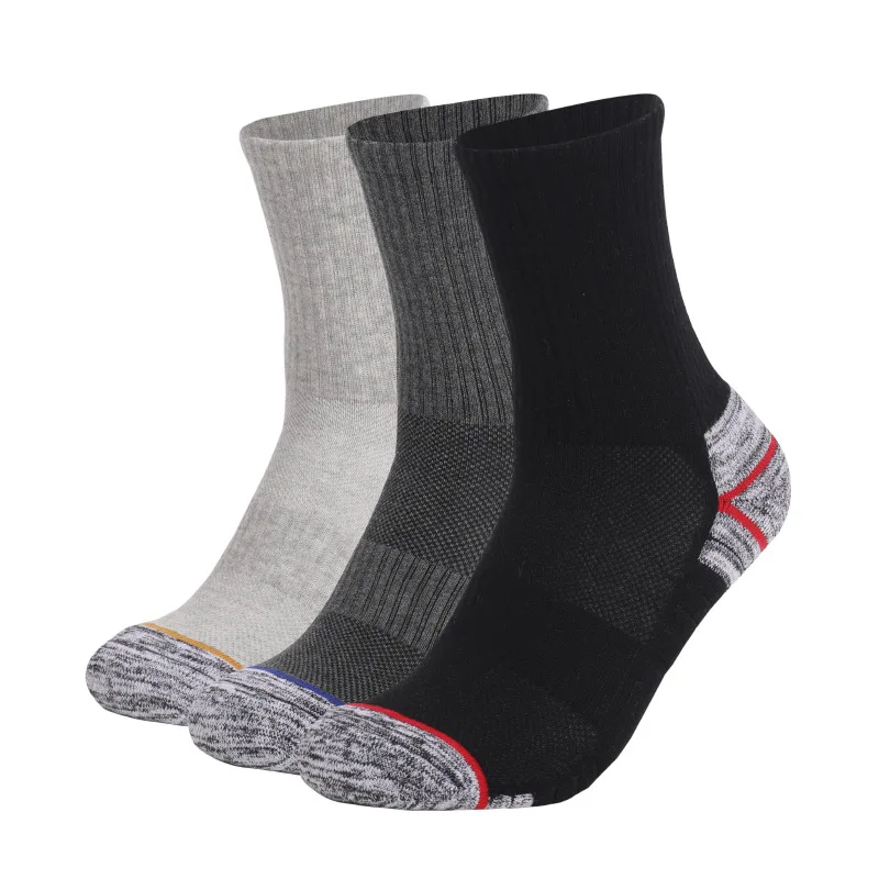

3/6 Pairs Outdoor Sport Running Socks Men/Women Performance Thick Cushion Sweat-absorbent Athletic Mountaineering Hiking Sock