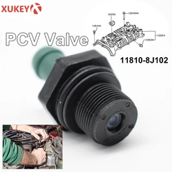 Válvula pcv com selo oe #11810-8j102 11810-ea200 11810-6n202 11810-5h71a para nissan x-trail t30 mitsubishi outlander pathfinder