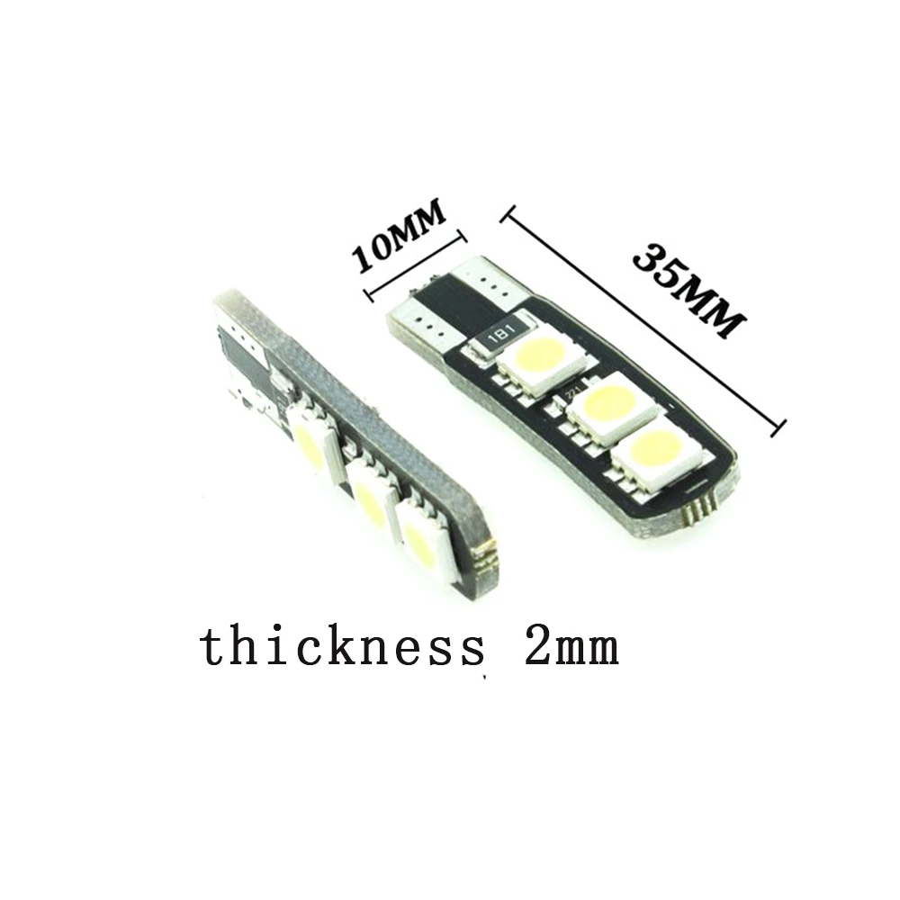 10PCS Led Car Lampada Light T10 Led Parking Bulb Auto Wedge Clearance Lamp DC 12v