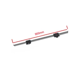 rail and hook of wall table
