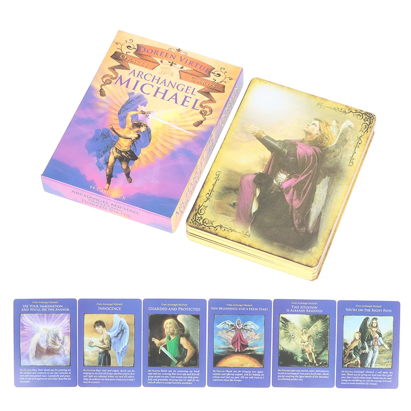 Doreen Virtue Cards Doreen Virtue Spanish Board Game Tarot Deck Tarot Cards Tarot Oracles Oracle Archangel Michael Card Board