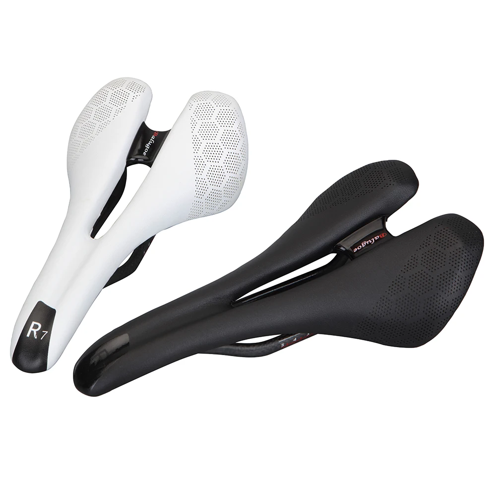 Bicycle Hollow Saddle for MTB Road Bicycle, Full Carbon Fiber, New Design, High Quality, R7, 168g, 2022