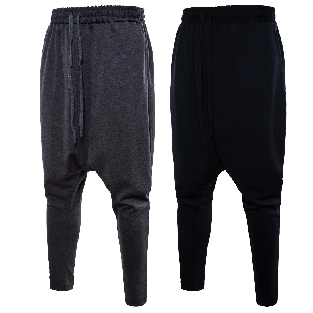 Man Autumn New Harlem Pants Loose ELastic Waist Trousers