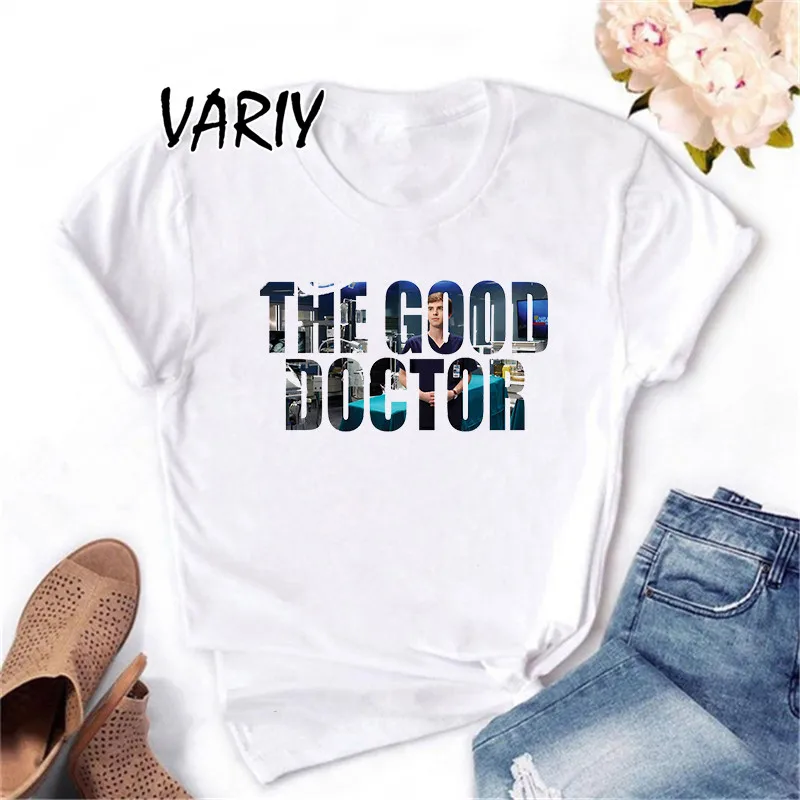 Funny TV The Good Doctor Graphic T Shirts Print Female aesthetic T-Shirt Women Harajuku Streetwear Summer Tops dropshipping