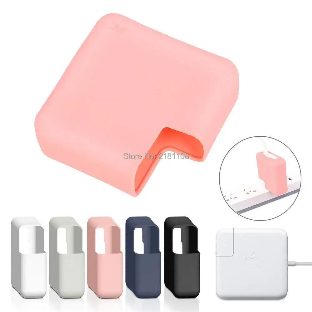 Ultra Thin Silicone Charger Protector Case for Macbook Adapter Power Air 13