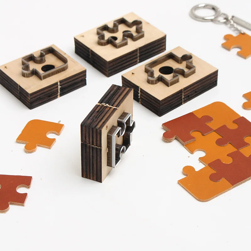 

Steel Blade Die Cut, Jigsaw Puzzle Pattern, Leather Cutting Dies, Japan, 1.57"