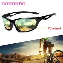 DOHOHDO 2022 New Polarized Night Vision Glasses Men Male Sunglasses Fishing Sports Eyewear UV400 lentes polarizados para hombre