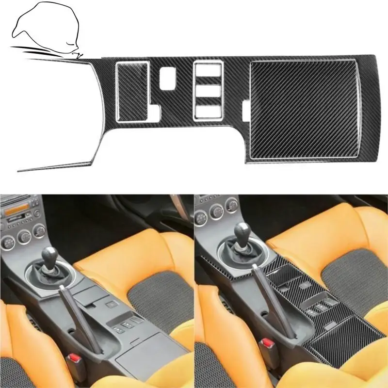 

For Nissan 350Z Z33 2003-2005 Car Carbon Fiber Accessories Center Console Accent Heated Seat Control Sticker Modified Interior