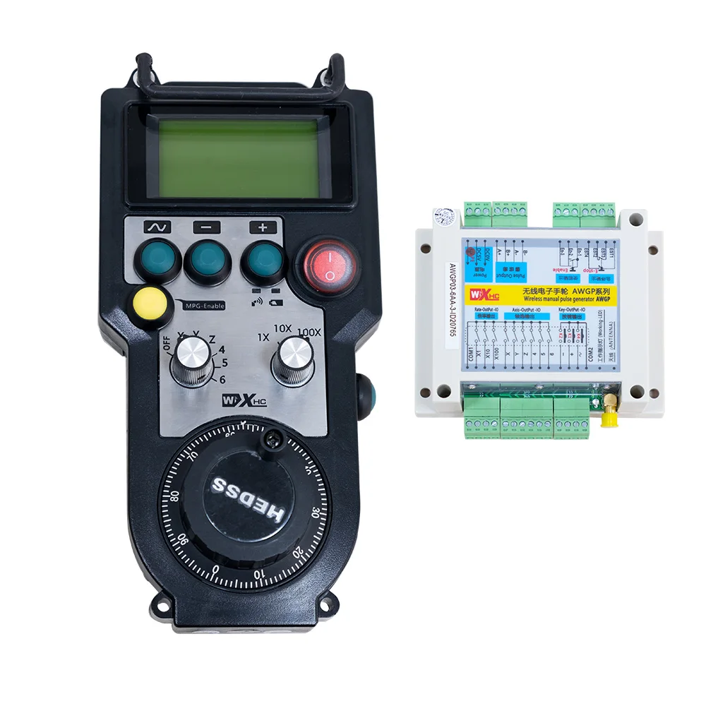 Xhc Factory Sale Wireless CNC Manual Pulse Generator MPG Pendant Hand Wheel CNC Remote Controller 25PPR 100PPR For Lathe Milling