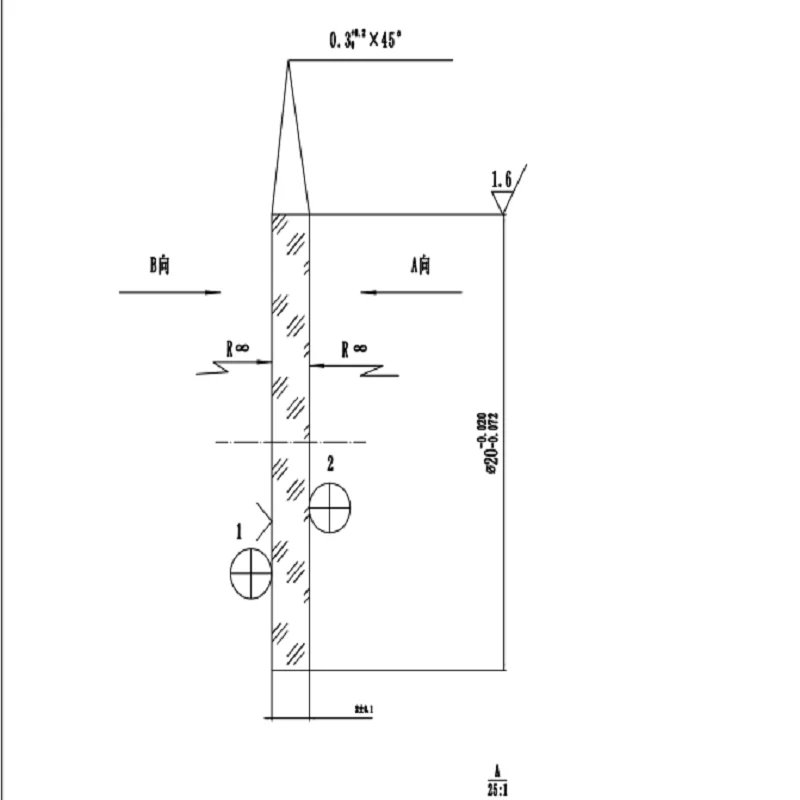 20x2mm Optical Glass Reticle Lens for Riflescope Diameter20mm Thickness2mm