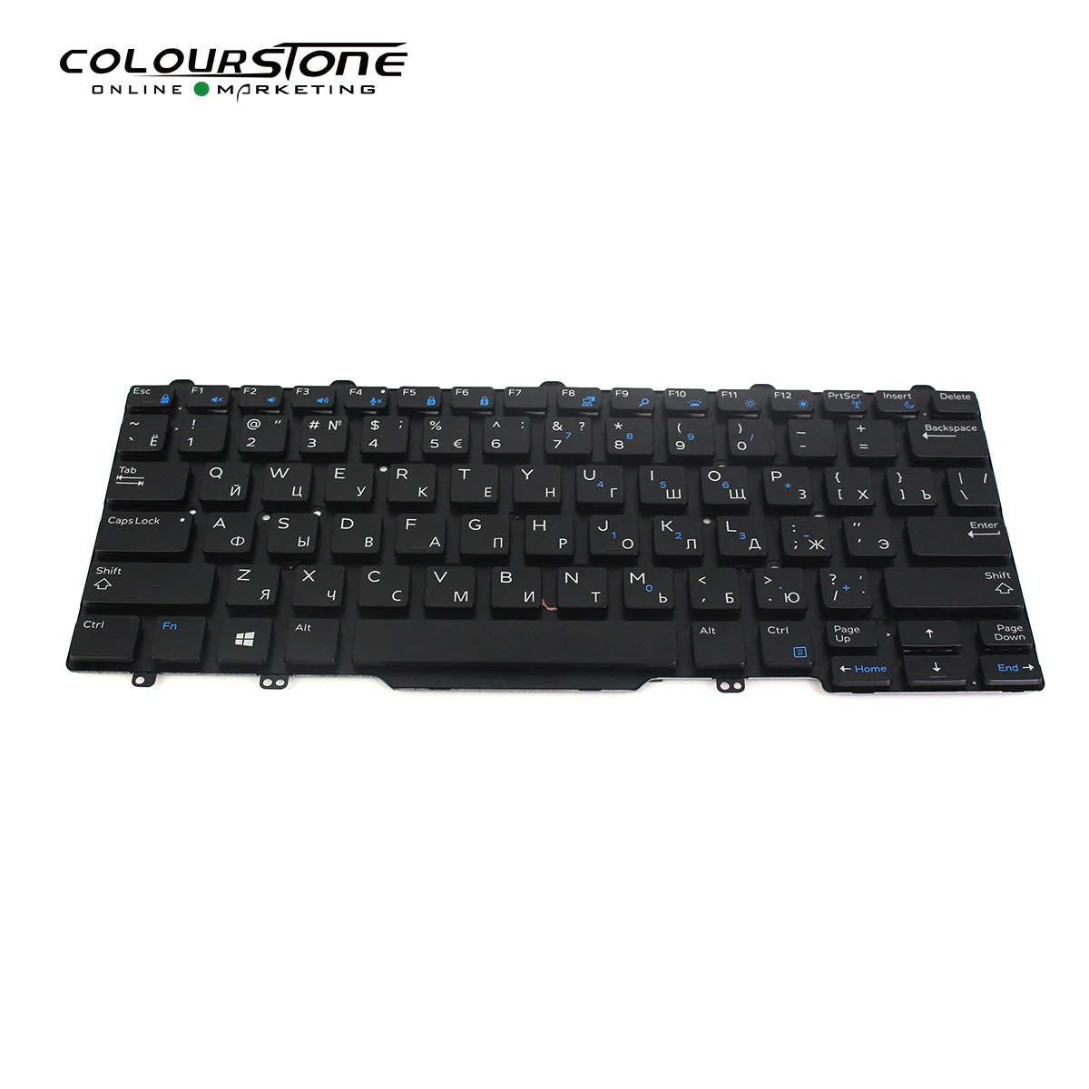 Imagem -02 - Teclado do Portátil para Dell Latitude 3340 3350 5488 5480 5490 Mp13l78ru6442 Rússia Preto Notebook Teclado com Retroiluminado ru