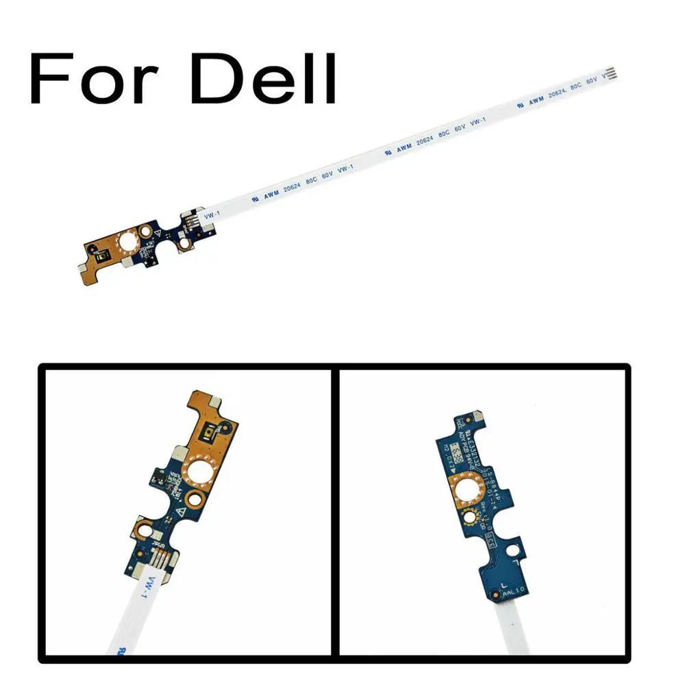 

94MFG For Dell Inspiron 17" 17-5000 series 5755 5758 5759 Power Button Switch ON-OFF Board With Cable