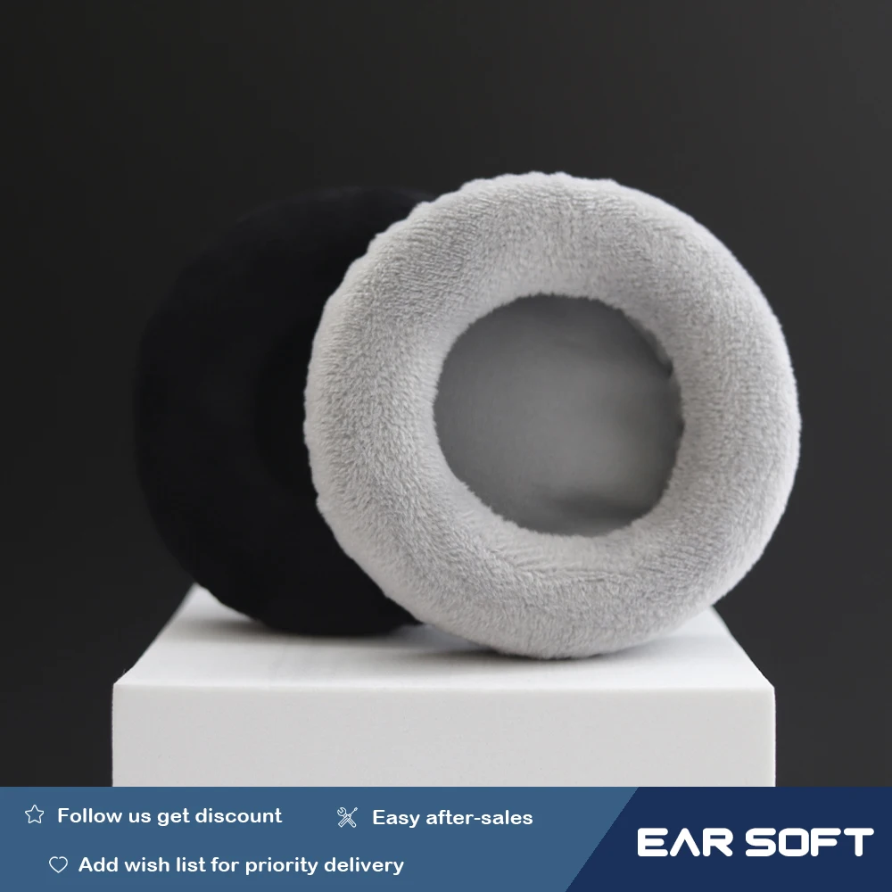 Earsoft Replacement Cushions for Sony MDR-RF865R MDR-RF865RK Headphones Cushion Velvet Ear Pads Headset Cover Earmuff Sleeve