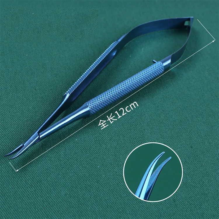 Titanium alloy surgical microscopy needle holder elbow needle holder ophthalmic instrument surgery tool