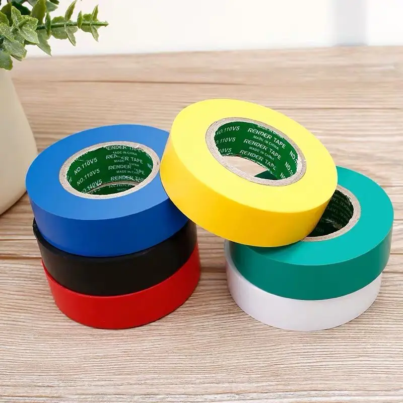 Flame Retardant Electrical Insulation Tape High Voltage PVC Electrical Tape Waterproof Self-adhesive Tape 18mm*30M