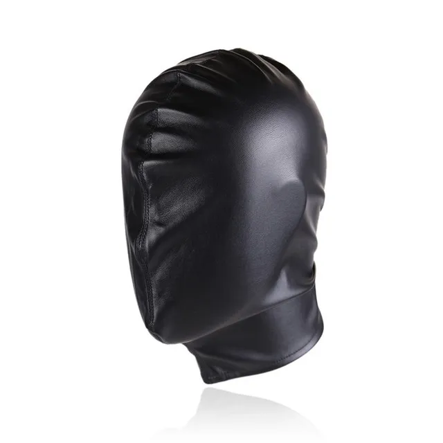 Lederen Maskers Kappen Fetish Volledige Hoofd Hoofddeksels Masker Vrouwen Mannen Cosplay Maskers Kostuums Accessoires