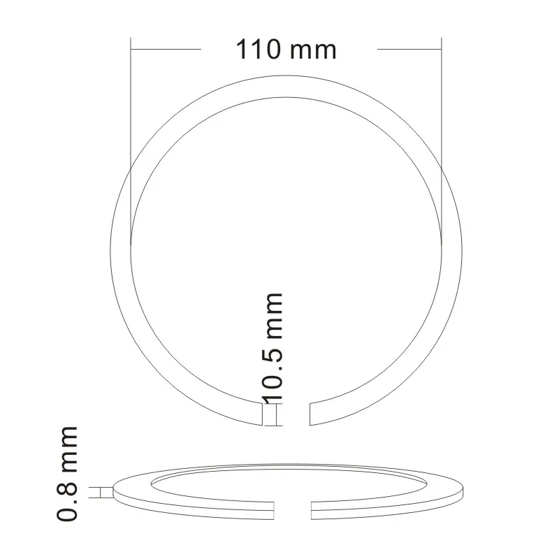 110x10.5mm Acoustic Guitar Basswood Soundhole Rosette Inlay Guitar Body Project Parts