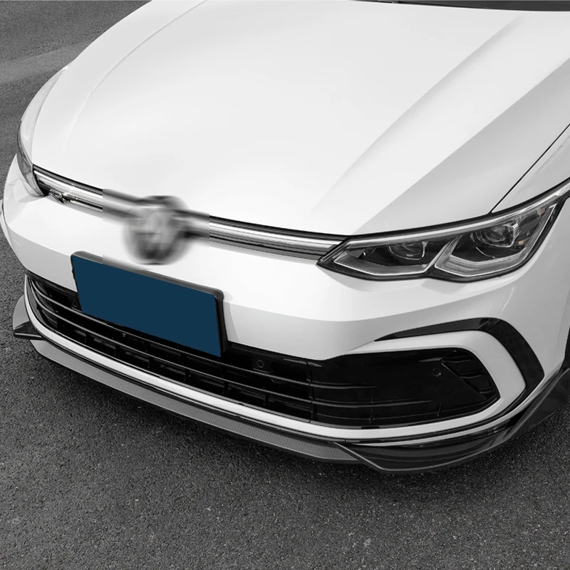 

Front Bumper Spoiler Body Kit Carbon Surface Protector Plate Lip Splitter For Volkswagen Golf MK8 For Golf 8 Rline