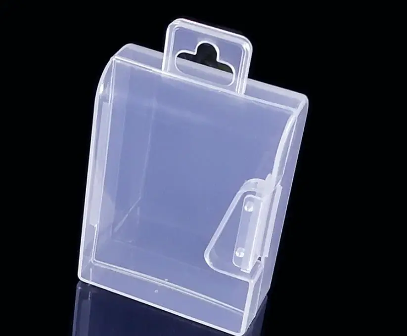 Transparent PP Storage Boxes Practical Hanging Toolbox Plastic Container Box for Jewelry Screw Sewing Tools SN3537