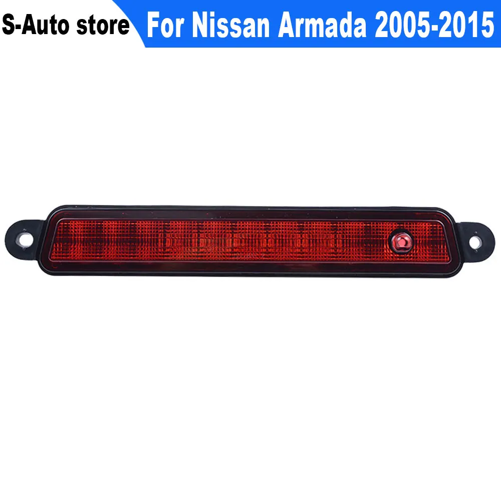 Third Brake Light 12V Car Red Rear Stop Light High Mount Stop Lamps For Nissan Armada 2005-2015 For Infiniti QX56 2004-2010