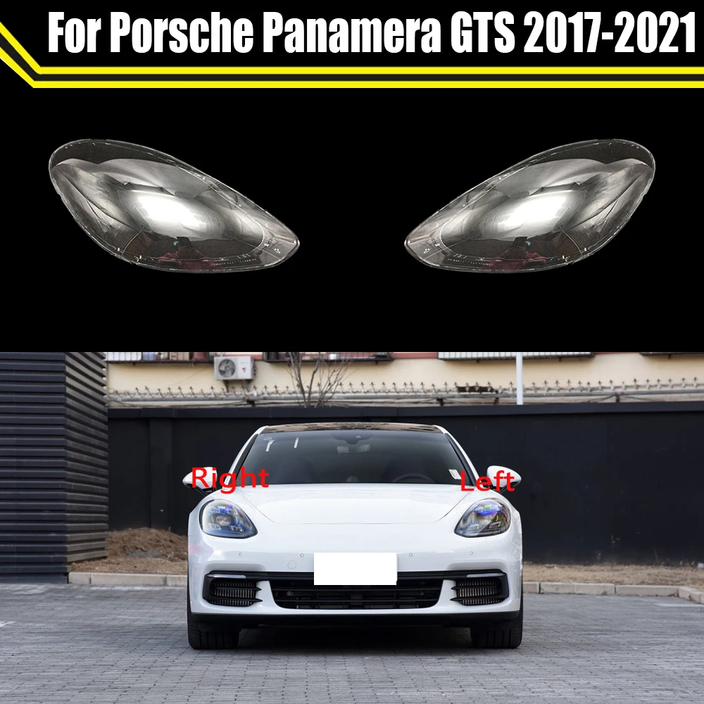 

Car Glass Lamp Headlamp Lampcover Shell Auto Lampshade Headlight Lens Cover For Porsche Panamera GTS 2017 2018 2019 2020 2021