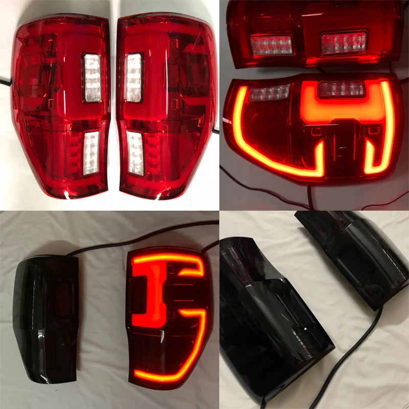 LED TAIL LAMP REAR BRAKE LIGHTS REVERSE TURNNING SIGNAL TAIL LIGHT FOR RANGER T6 T7 T8 TXL RAPTOR 2012-2019 CAR REAR LAMPS