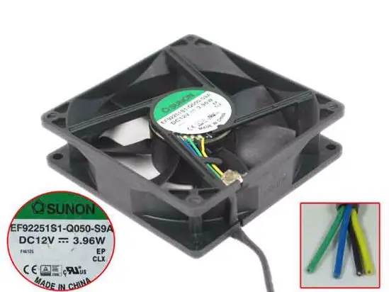 

SUNON EF92251S1-Q050-S9A DC12V 3.96W 92x92x25mm 4-Wire Server Cooling Fan