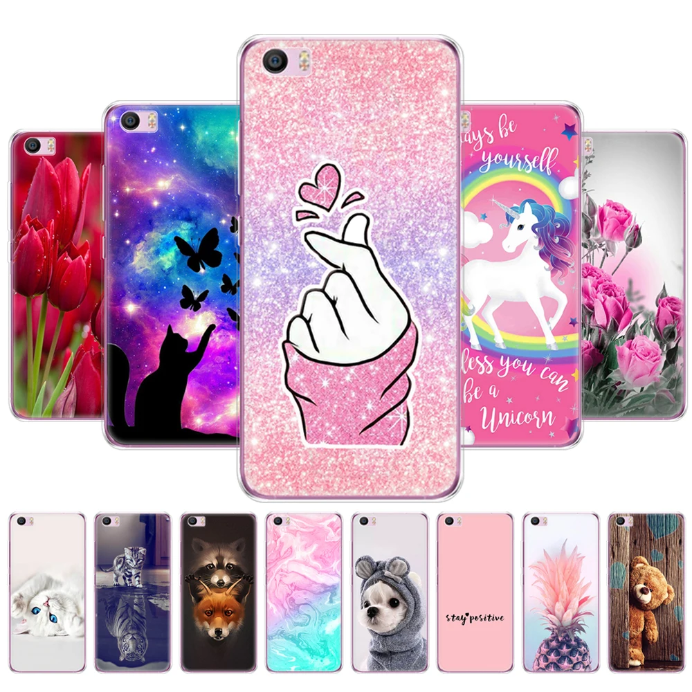 For Xiaomi Mi5s Mi 5s M5s Case Painted Silicon Soft TPU Back Phone Case Cover For Xiaomi mi5s mi 5s m5 s Protective Coque Bumper