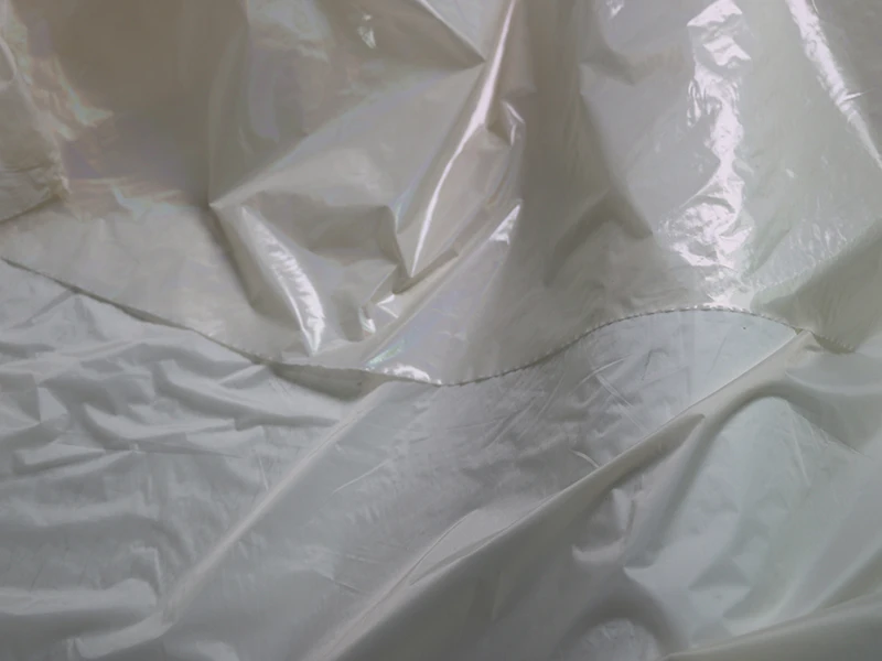 100 cm * 145 cm hochwertiges, dünnes, leichtes Nylongewebe, hochdichtes, laserglänzendes Taftmaterial für Winterjacken – Detail 7