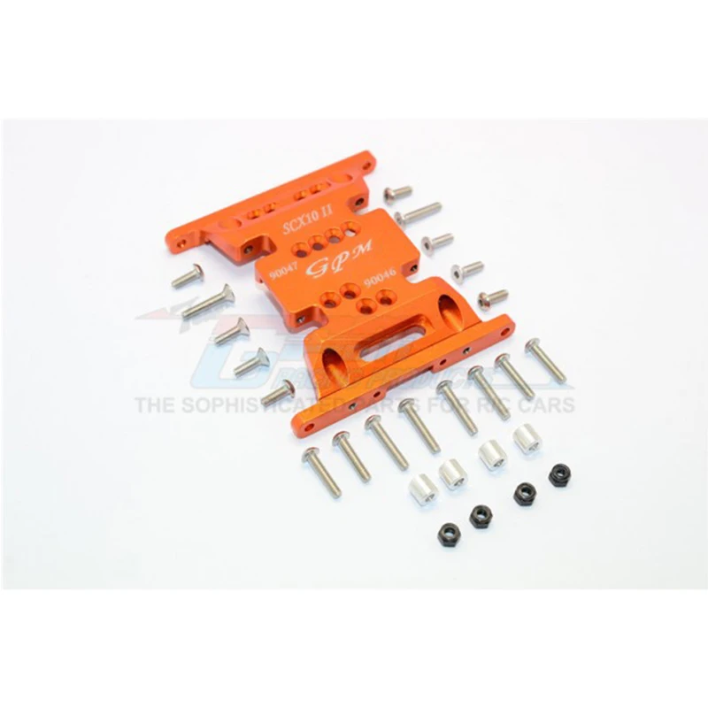 

GPM алюминиевая коробка передач Нижнее крепление для AXIAL 1/10 4WD ELECTRIC SCX10 II UMG10-AXI90075 RC Upgrade
