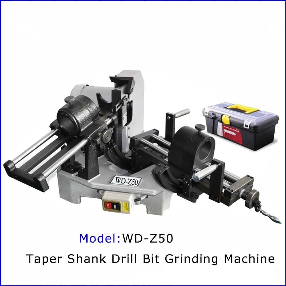 200W Large Bit Grinding Machine 13-50mm Morse taper twist drill sharpening machine Drill Grinder Machine WD-Z50