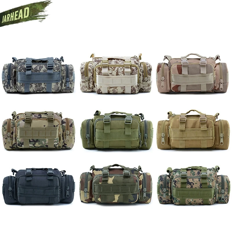 Upgrade 900D Outdoor Waist Bag Military Tactical Waterproof Oxford Climbing Shoulder Bag Fishing Hiking Camera Pouch Hand Bag