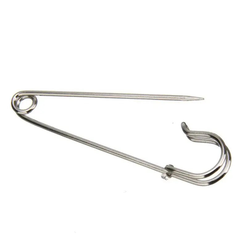 30/38/50/60/65/70/75mm Stainles Steel Safety Pins DIY Sewing Tools Needles Large Safety Pin Brooch Apparel Accessories