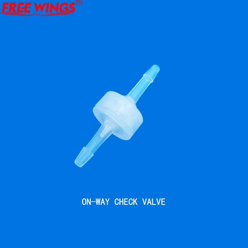1/5/10pcs 3mm~12mm Plastic One-Way Non-Return Water Inline Fluids Check Valves For Fuel Gas Liquid Silicone Rubber with Spring