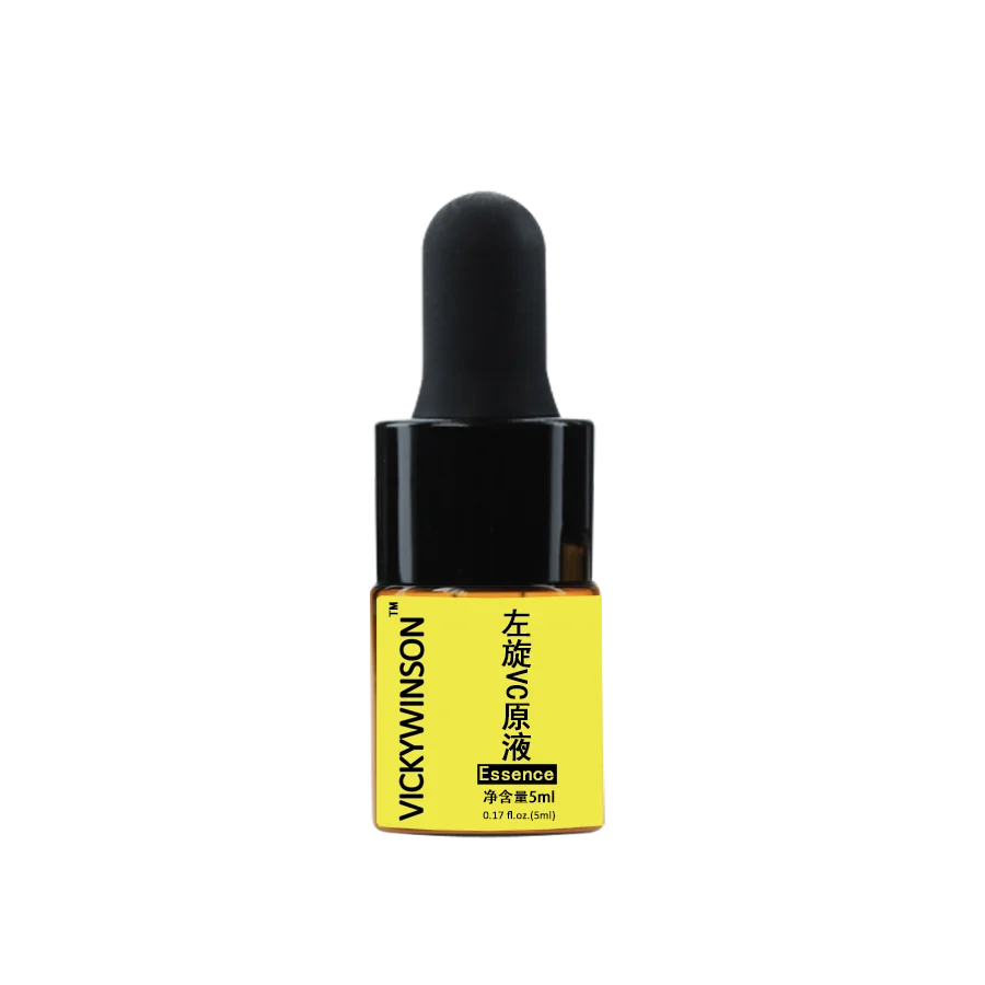 Natural Vitamin C Serum Hyaluronic Acid Essence Moisturizng Anti Aging Anti Wrinkle Serum Skin Care เครื่องมือ5Ml