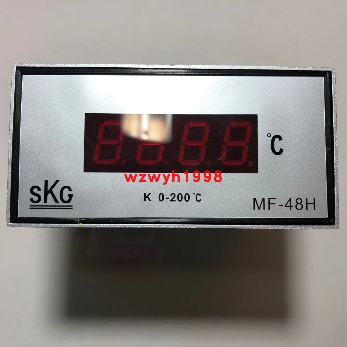 

SKG Aluminum Temperature Display Meter MF-48H Thermostat SKG MF48H Electronic Thermostat MF-48H K200 MF48-H PT100 200