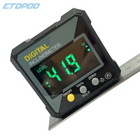 ETOPOO Digital Electronic Level Digital Angle Fnder 4*90 ° Magnetic Inclinometer Protractor Precision Level Box for Woodworking