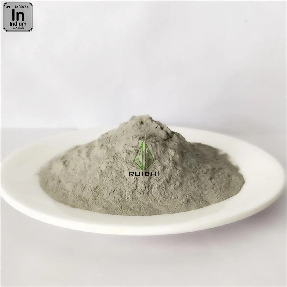 Indium Metal Powder 1000g 99.99% Purity, 1kg Element 49