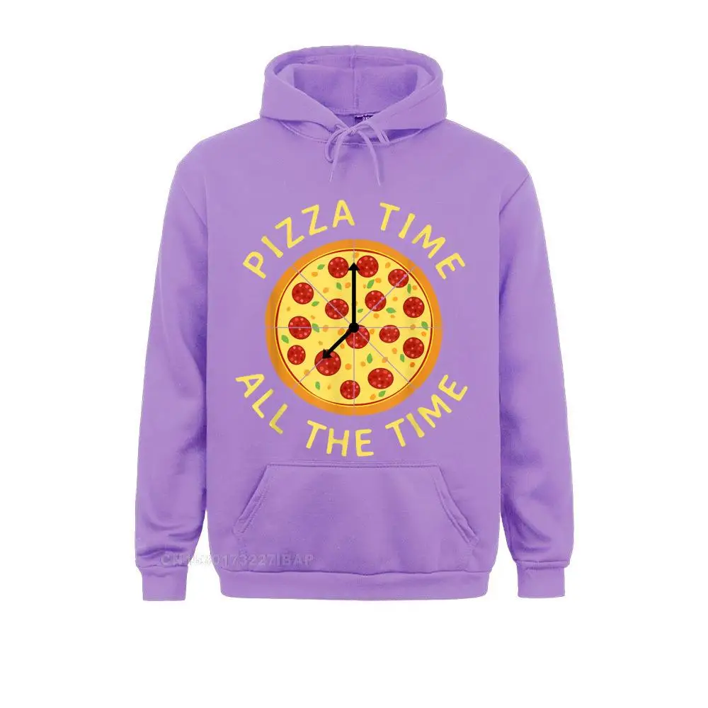 Pizza Time All The Time Food Lover Foodie Crazy Hoodies For Women Father Day Sweatshirts Gift Sportswears 2021 Popular