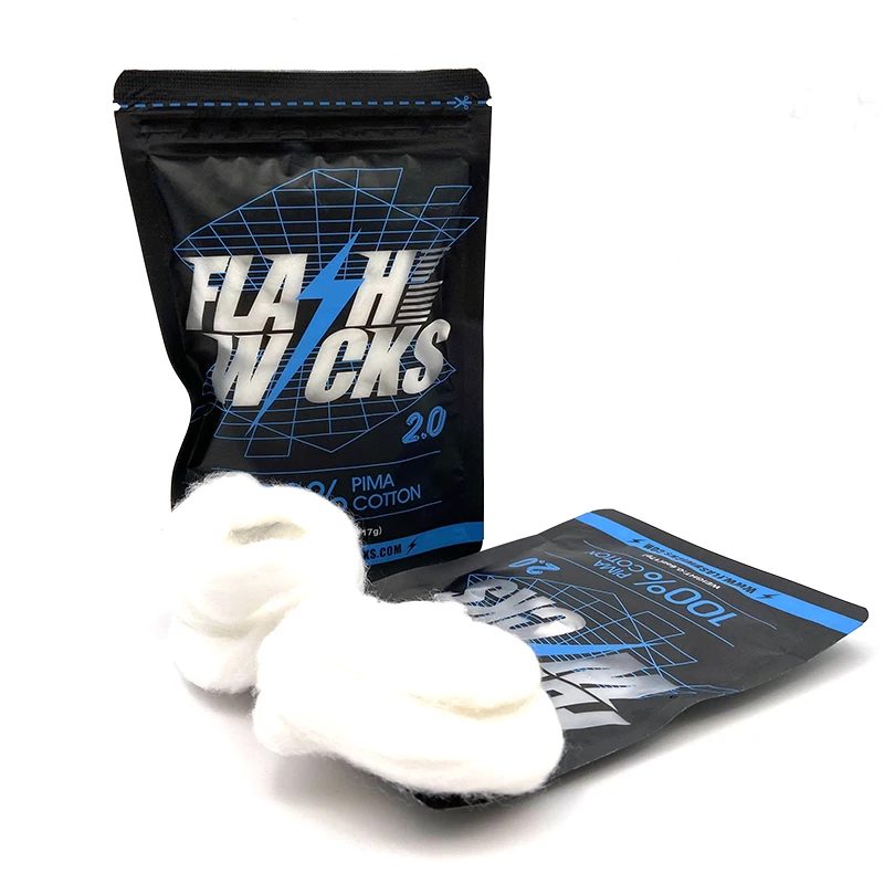 Flash Wicks Cotton For RDA RDTA Atomizer Vape Bacon Cotton DIY Tool Cotton E Cigarette Accessories