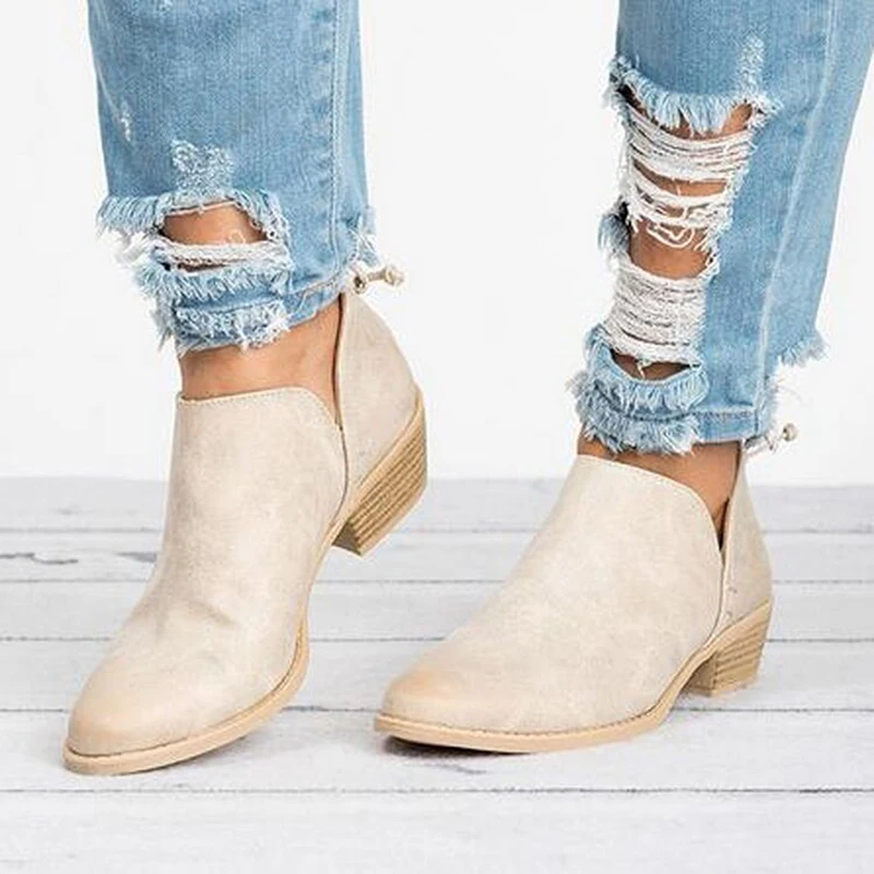 

2021 Women's Bow Chelsea Boots Midsole High Heels Spring and Autumn New Large 35-43 Women's Shoes Short Boots Pointed Shoes